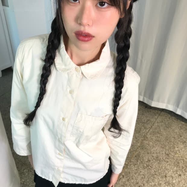 MHL 마가렛 호웰 아이보리 셔츠