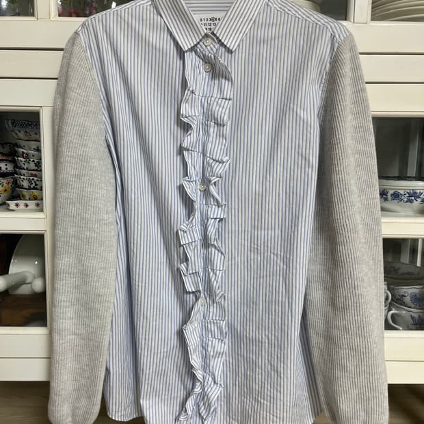 마르지엘라 프릴 셔츠 