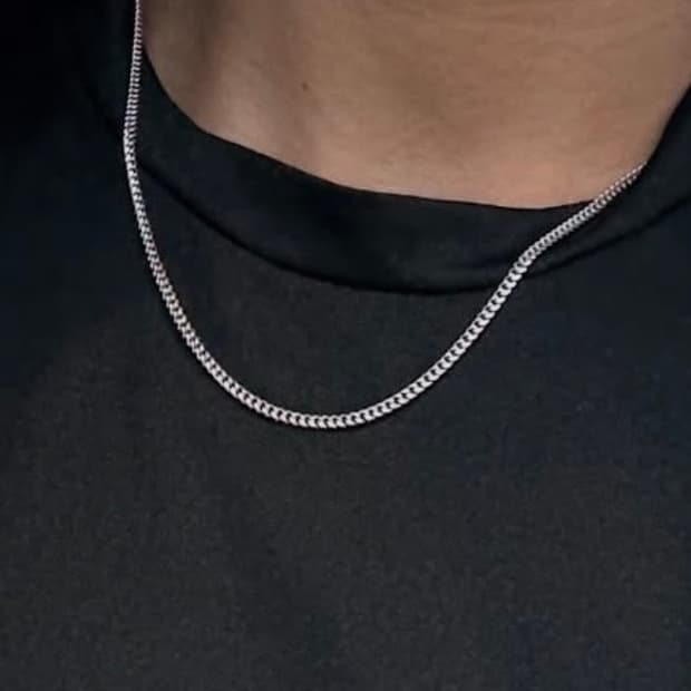 짧은핏 쿠반체인목걸이 (50cm) 남자목걸이 여자목걸이 크롬하츠무드