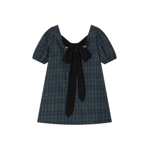 콜로신스 체크 블라우스