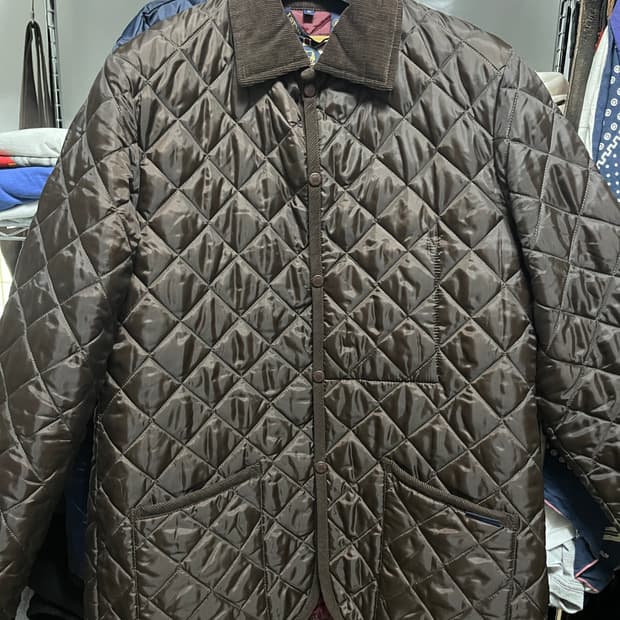 라벤햄 퀼팅 자켓 브라운 L