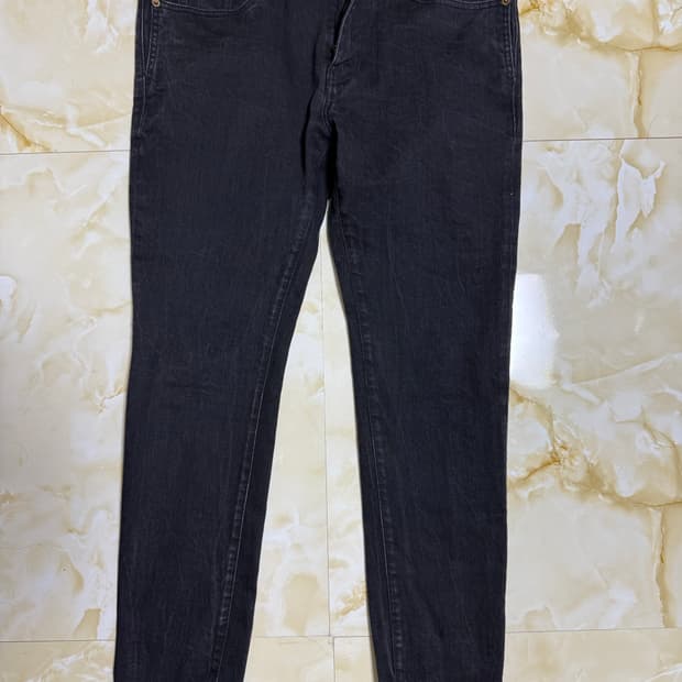 생로랑 21ss 워싱 스키니진 34사이즈