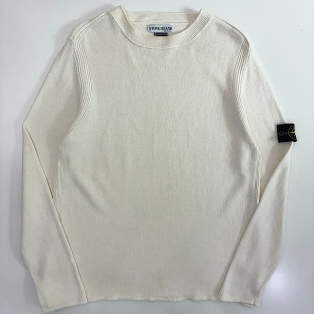 Stone Island 스톤 아일랜드 90‘s 크림 아이보리 그런지 외펜
