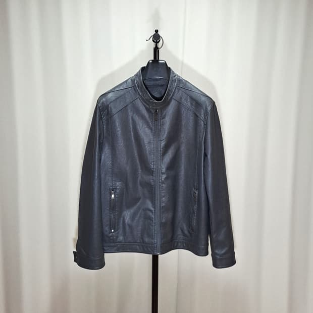 (택포) 빠니깔레 비건레더 싱글 자켓 L B507