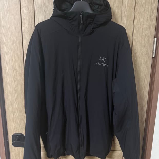 아크테릭스 24FW 아톰 후디 블랙 XXL
