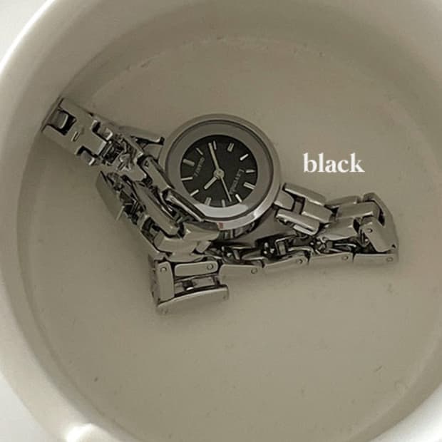 여자 le mirror metal watch 메탈손목시