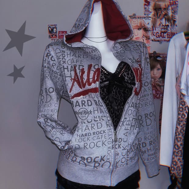 하드락 와투케 락 펑크 락스타여친 후드집업