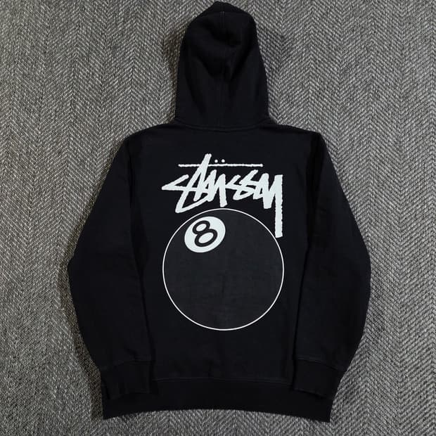 스투시 Stussy 8볼 로고 후드티