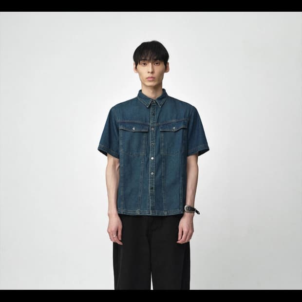 Millo Archive 데님 셔츠 L