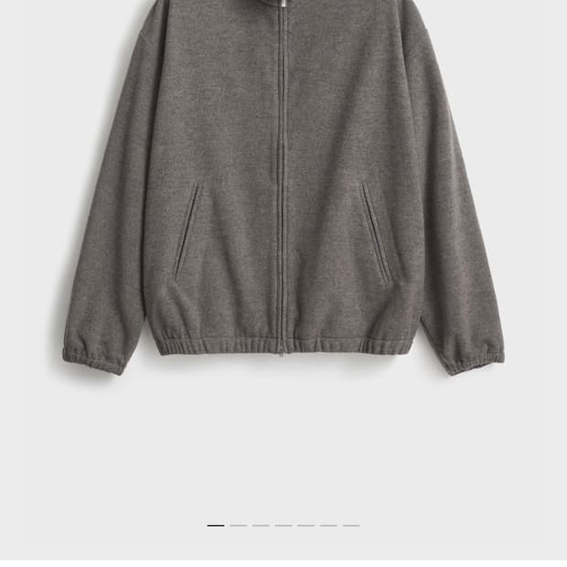 (5)포터리 울캐시미어 하이네자켓 차콜
