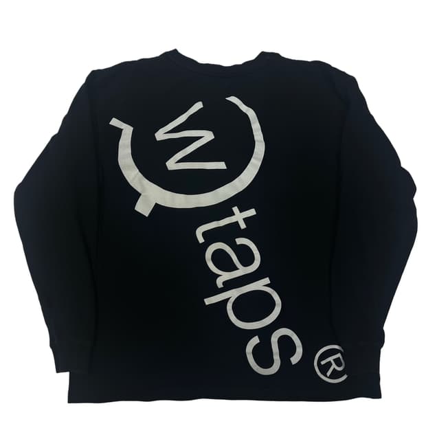 더블탭스 루프휠러 17SS 블랙슬리브리스 S