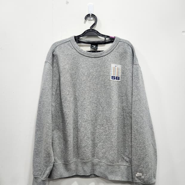 나이키 SB 회색 맨투맨 기모 M