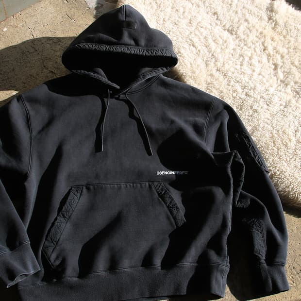 (착용컷) 조던 23ENGINEERED 스웻 후드 티셔츠 (103)