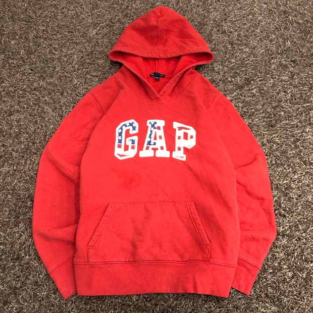 갭 GAP 성조기 후드티