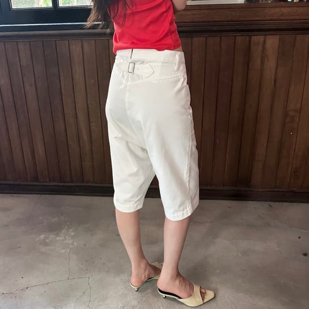 COMME DES GARCONS cinch back pants