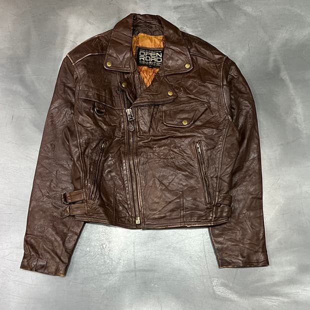  오픈로드 레더 더블 라이더 자켓 y14921