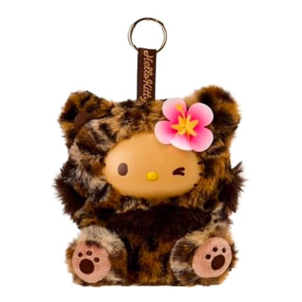 산리오 헬로 키티 파인 페이스 캣 브라운