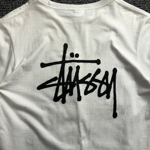 스투시 베이직 빅로고 피그먼트 다이드 티셔츠 2822