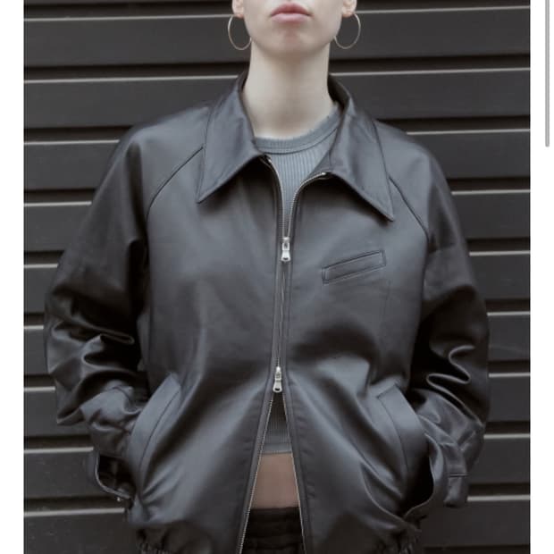 Appednix leather blouson balck (3)