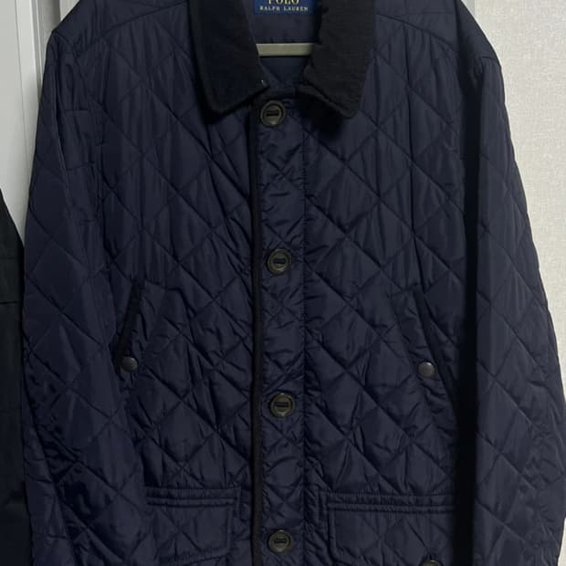 폴로 랄프로렌 퀼팅 자켓 네이비M(100~103)