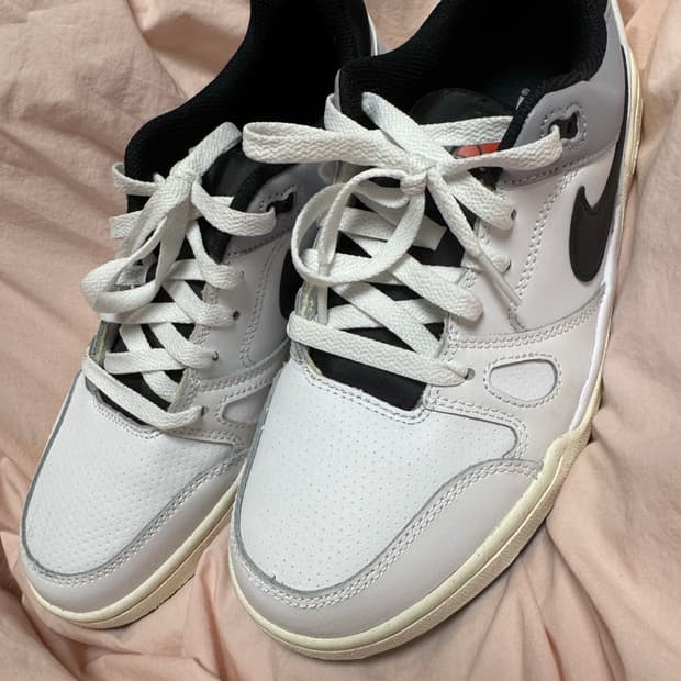 나이키 풀 포스 로우 흰검