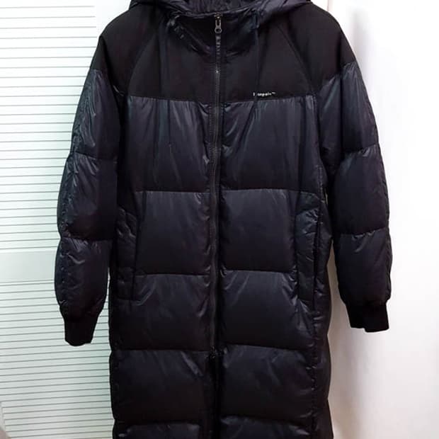 빈폴 남성 다운 롱패딩 블랙