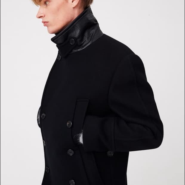 문선 피코트 블랙 Msize 새상품