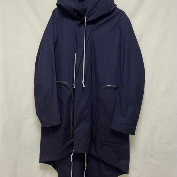 릭오웬스 21SS 바우하우스 롱 피쉬테일 파카