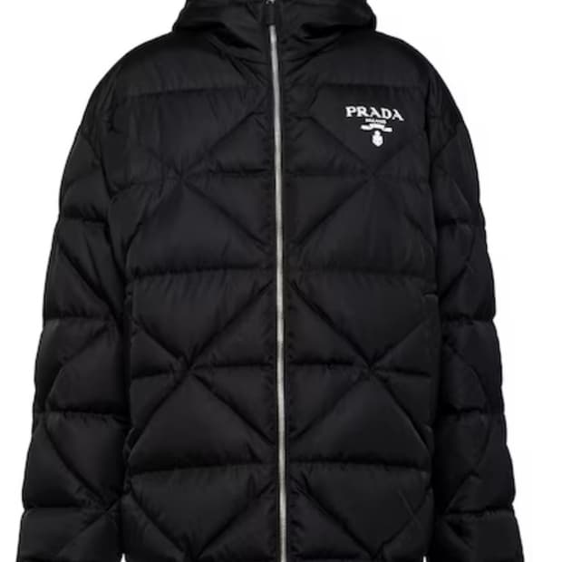 프라다 리나일론 코트 롱패딩