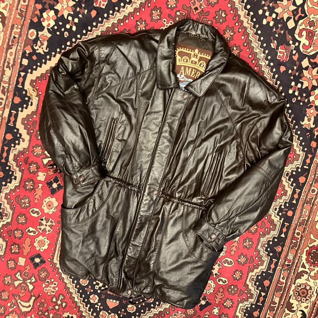 ( 2XL-3XL ) 가죽코트 가죽하프 가죽자켓 아메카지 워크웨어 빈티지