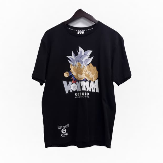 AAPE x 드래곤볼 Z 콜라보레이션 티셔츠 M