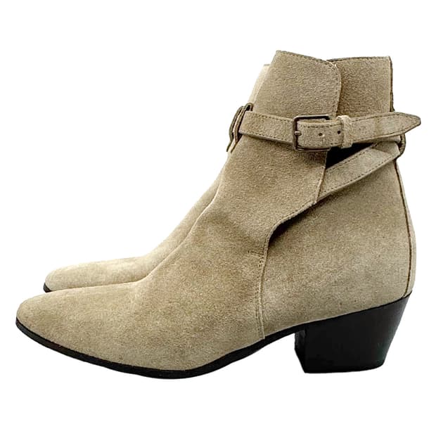 Saint Laurent Jodhpur Tobacco Boots/ 37