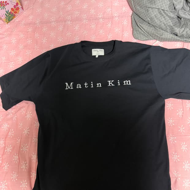 마땡킴 반팔티 블랙 프리사이즈 실착1회 새상품급 판매