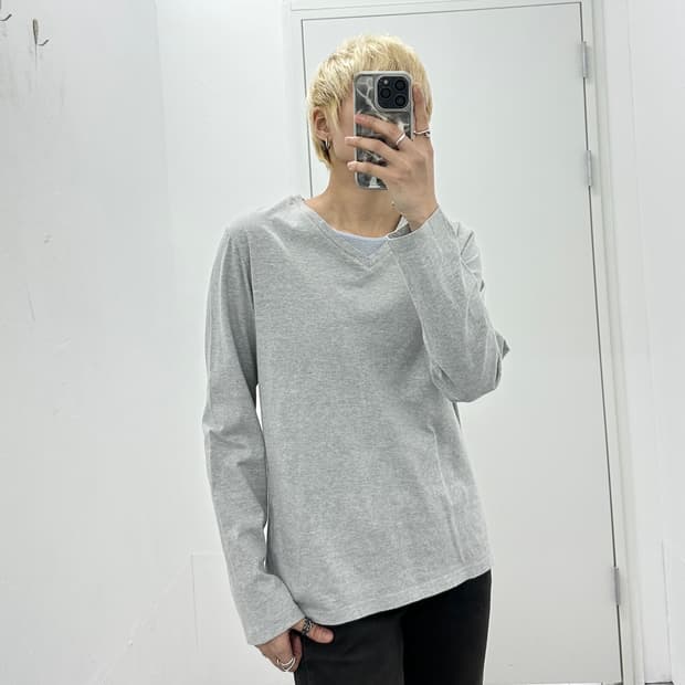 Famock fake layered sleeve 