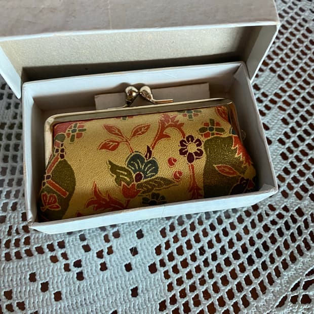 일본 동전 지갑 빈티지 앤틱