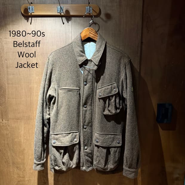 80~90s 벨스타프 Belstaff Wool Hunting Jacket