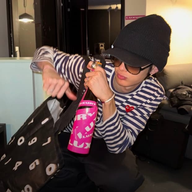 꼼데가르송 롱슬리브 블루