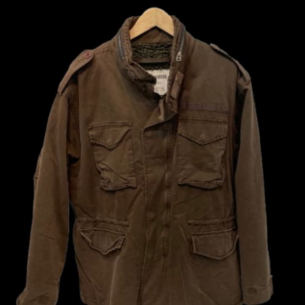 아베크롬비 빈티지 양털자켓 XL