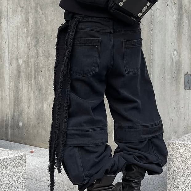 BLR x Pog service curved pants