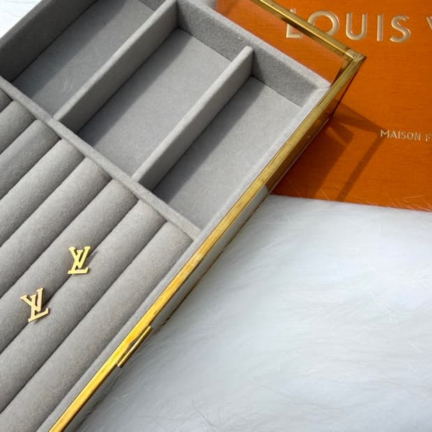 루이비통 LV 골드 이어링