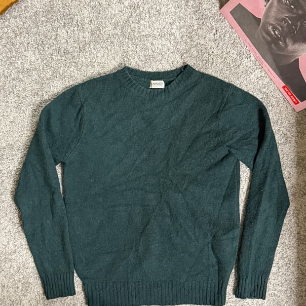 BEAMS BOY 빔즈보이 울 크롭 니트