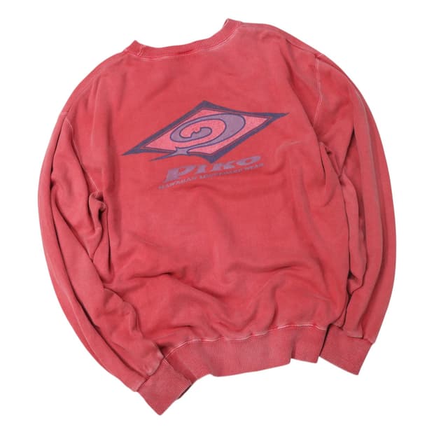 PIKO 피코 하와이안 서프 로고 페이딩 맨투맨 (L)