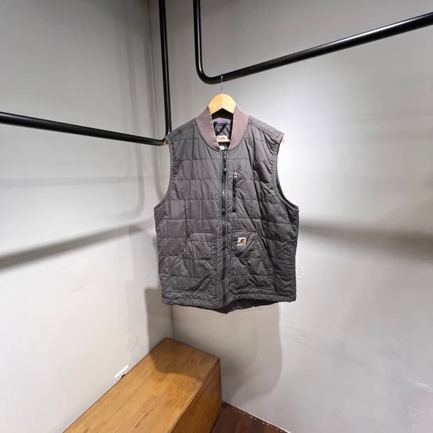 칼하트 퀼팅 베스트 그레이 