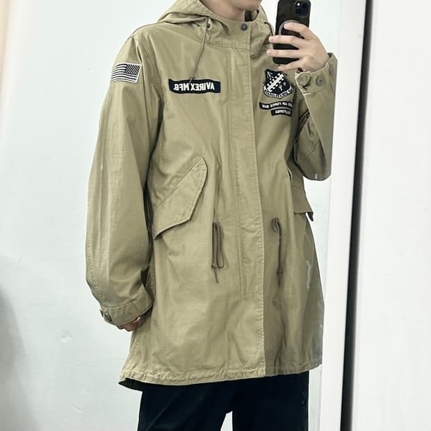 아비렉스 피쉬테일 야상 자켓