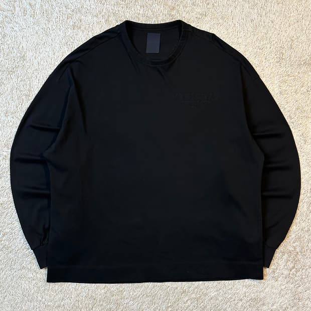 19SS 준지 JUUN.J 백로고 롱슬리브 긴팔 블랙