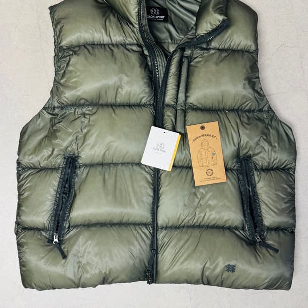 코오롱 스톰월 조끼 110 -> 115교환