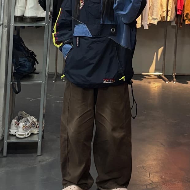 타미힐피거 세일링기어 아노락 후드 바람막이자켓 A3152