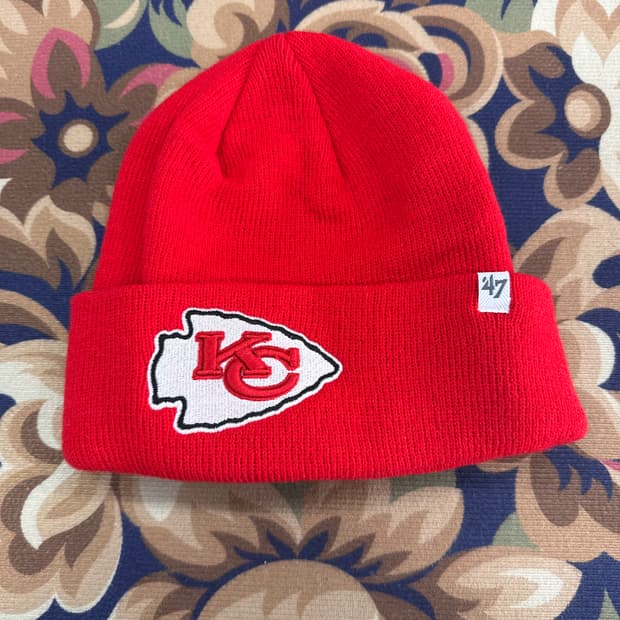 47Brand NFL 캔자스시티 치프스 비니(레드)