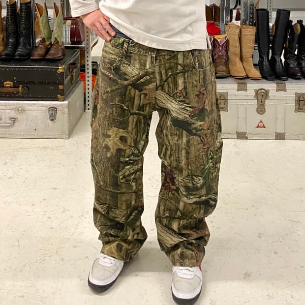 90s MOSSY OAK real tree pants 모시오크 리얼트리