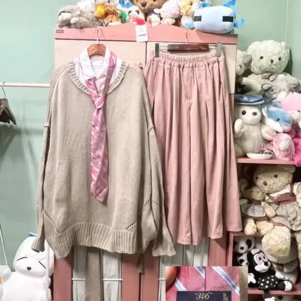 빈티지 코디 사와코 일본 교복 코디